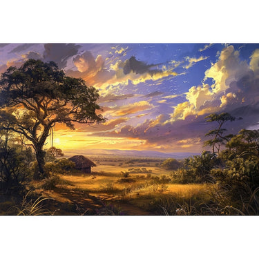 South African Landscape Canvas